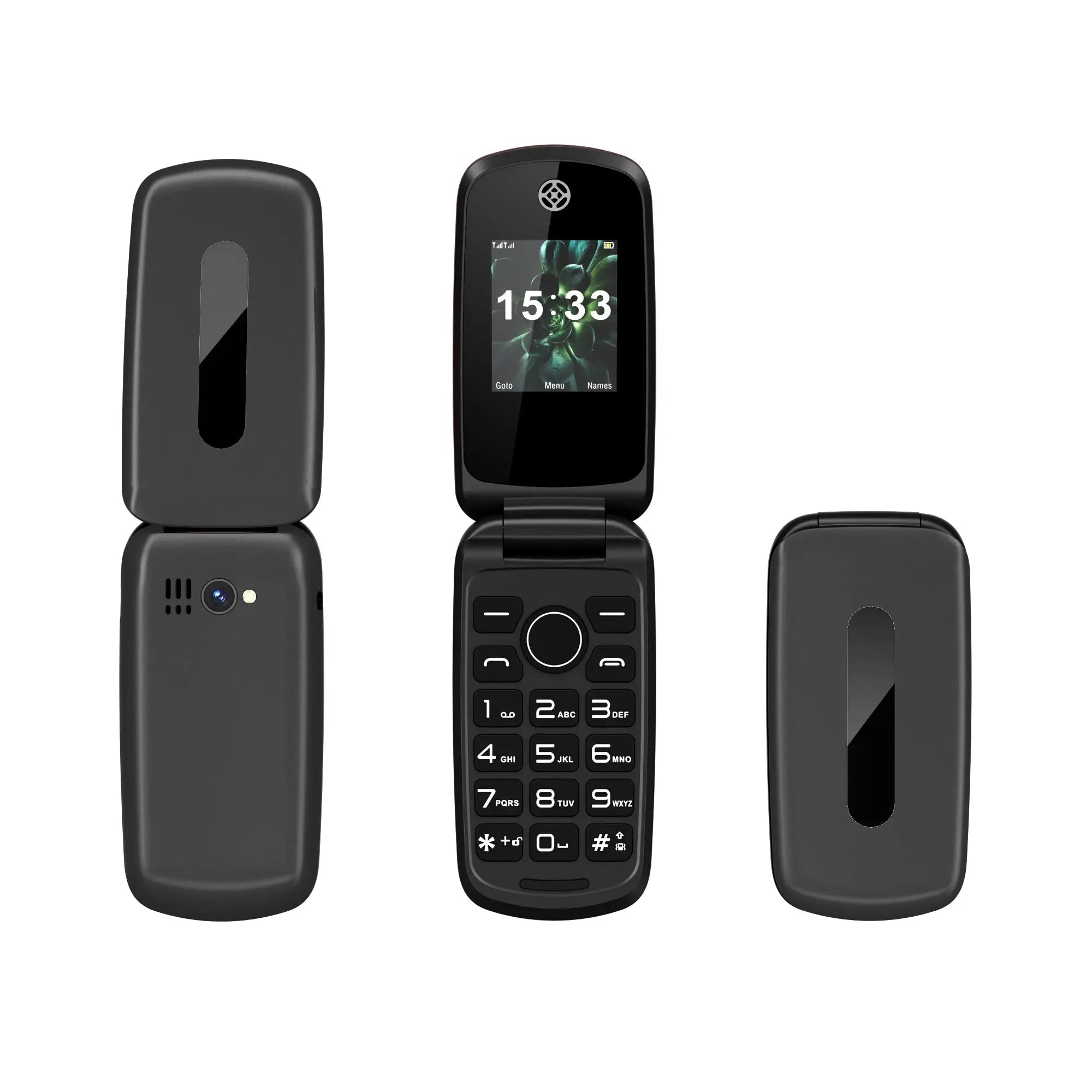 SERVO F4 Foldable Mobile Phone - Dual SIM with Call Recording ryshop